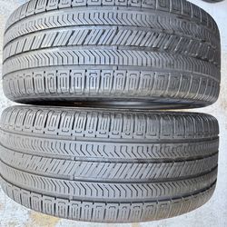 Two Tires 275/45/22 Continental Cross contact Like new with 75-85% Left Excellent Pair Land Rover •