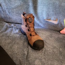 Red Wine Steel Toe Boots 