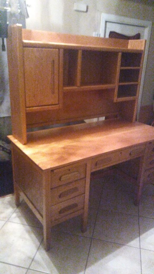 1940's Vintage School Teachers Desk