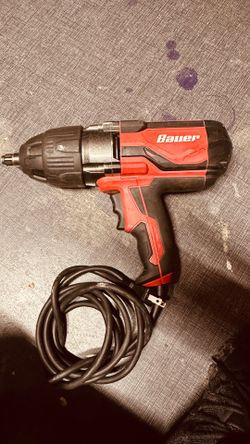 BAUER 8.5 Amp, 1/2 in. Impact Wrench with Rocker Switch