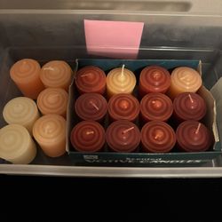 Hearth Side Candles scented assorted votive candles 18 pack