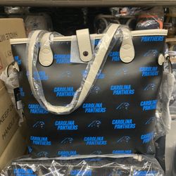Carolina Panthers Patterned Tote