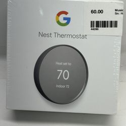 Music Gear Nest Thermostat Heat Set # 44286
