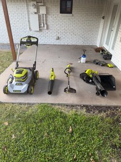 Ryobi 40V Cordless Lawn Equipment - Complete Set