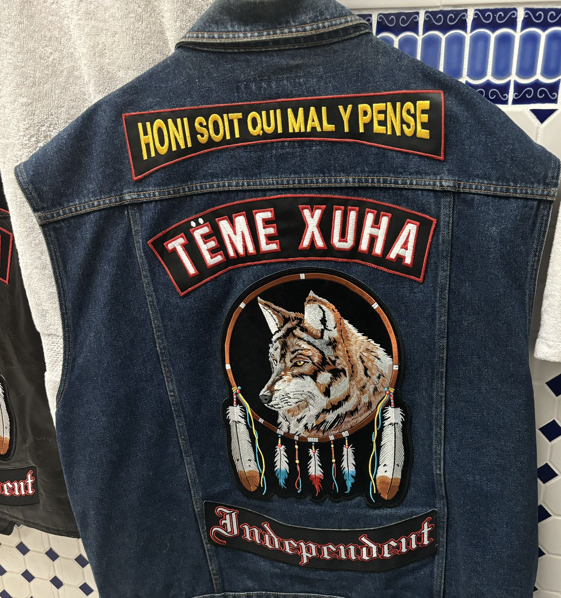 Biker Jean Vest