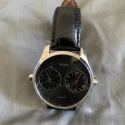 Guess Analog Black Dial Men's Watch