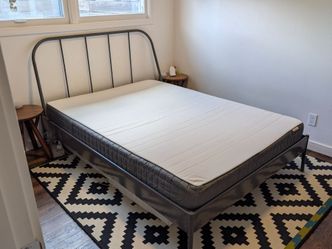 Ikea Full Bed Frame and Mattress