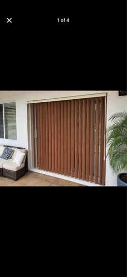 Wood Look Vertical Blinds