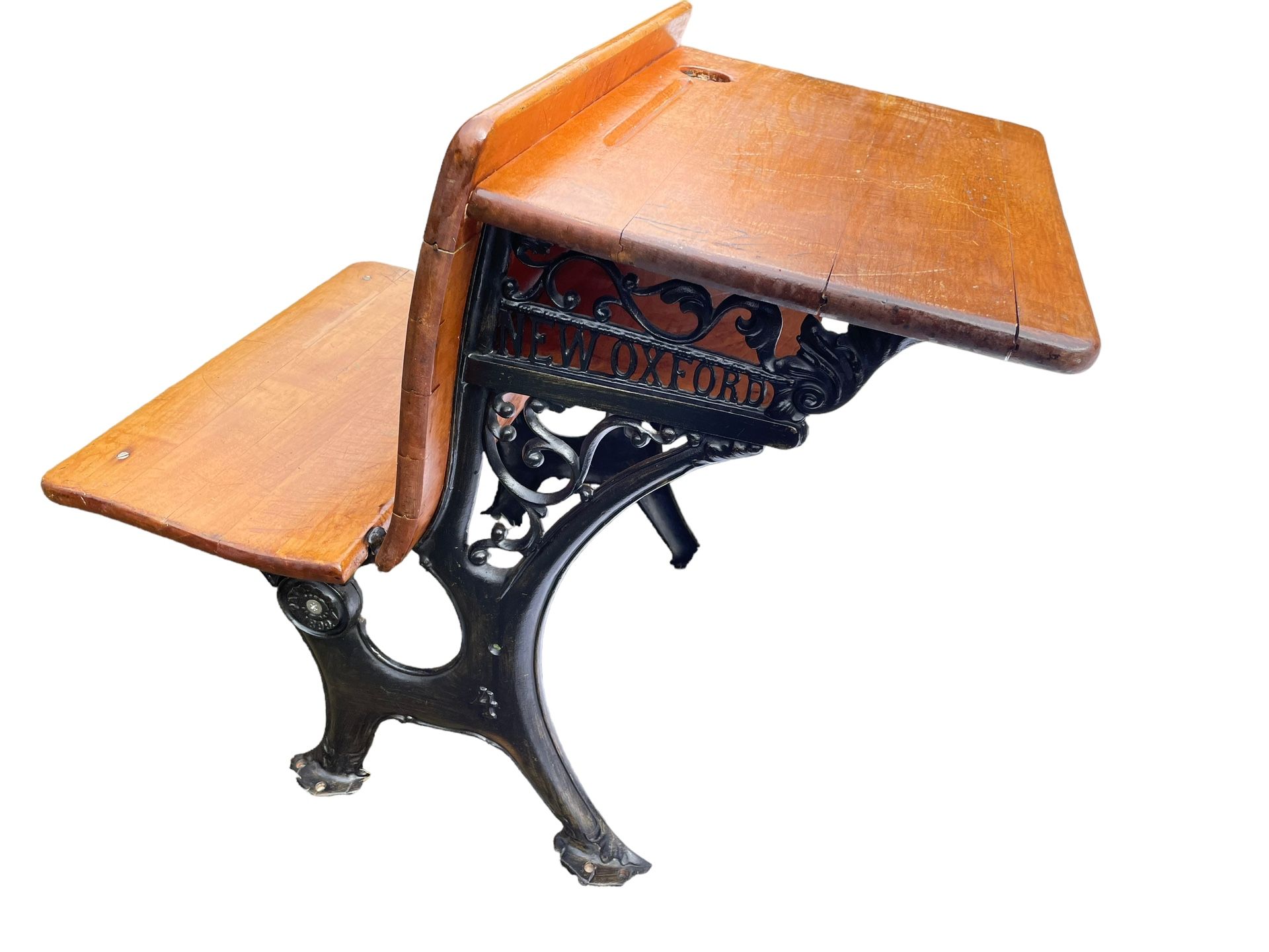 Antique New Oxford School Desk