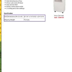 Portable Air Conditioner