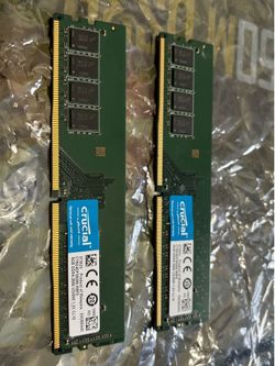16 GB RAM Crucial 2x8GB DDR4 2666 MHz DIMM Memory Module Kit