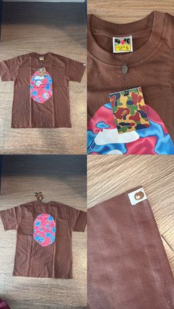 Brown bape shirt
