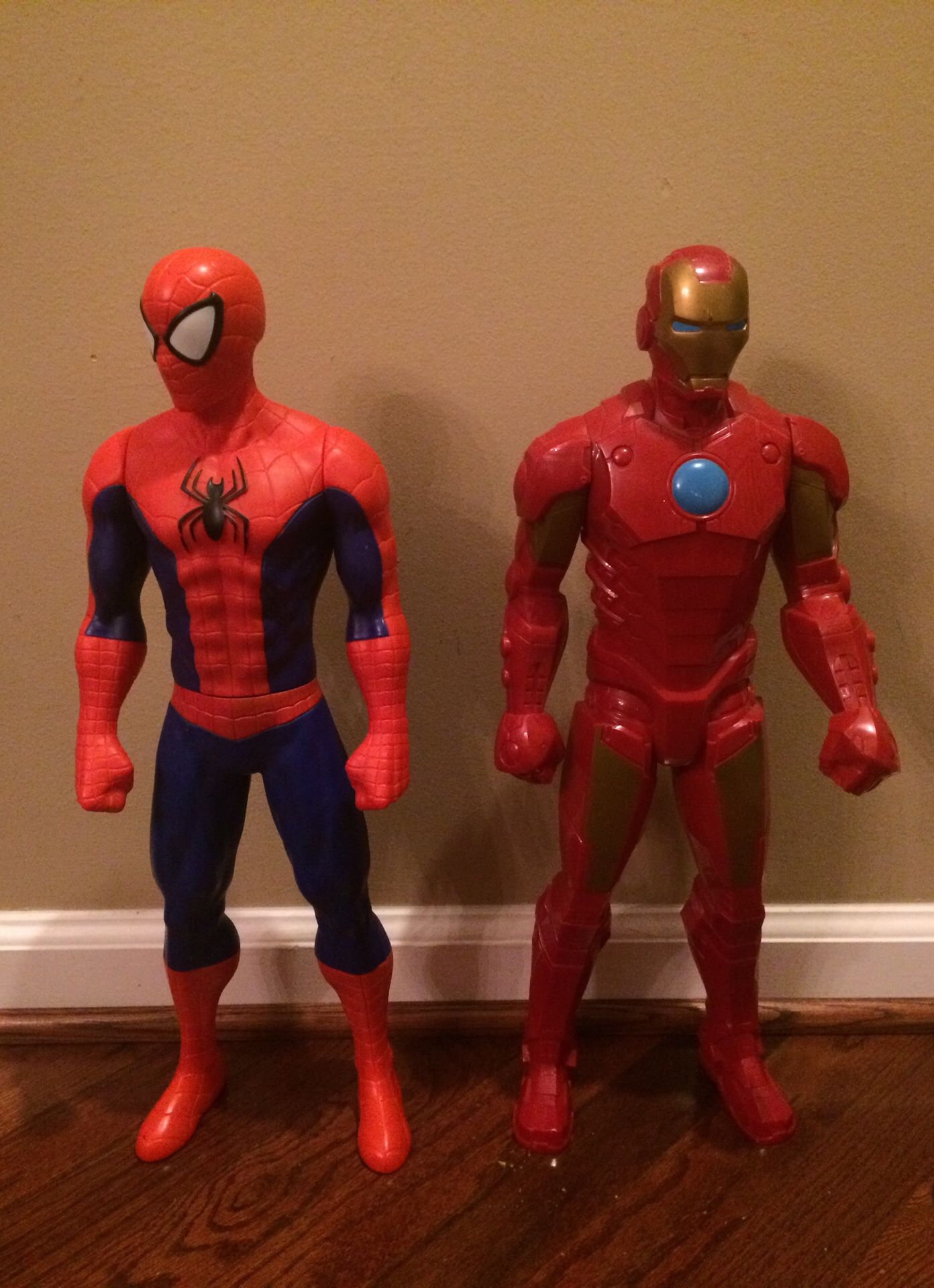 Toy-Action figures 20” tall. Spider-man. Comes from a smoke free and pet free home.