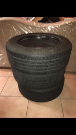 4 tires . 225/55ZR17