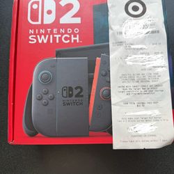 Nintendo Switch 2 Brand New Never Opened. In Hand Console Only And Mario Kart Bundle Version! 