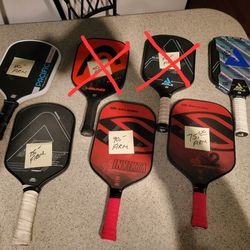  Pickleball Paddles To Choose From All Like New Condition