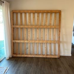 King Bed Wood Frame 