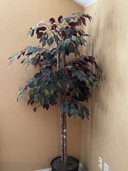2 faux Indoor Plants