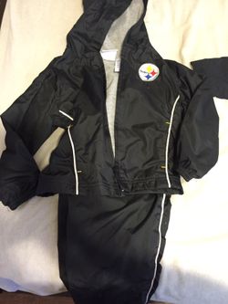 3T steelers track suit set