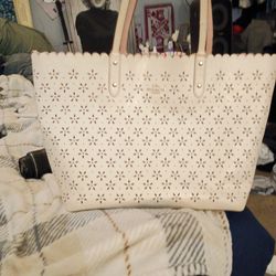 Leather Coach Tote