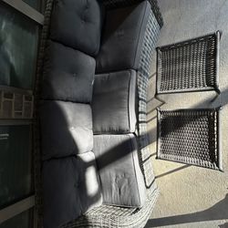 Sofa Outdoor, Cover, Side Tables 