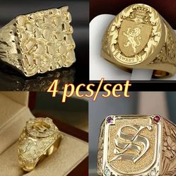 4pc Flawless Golden Men Set 