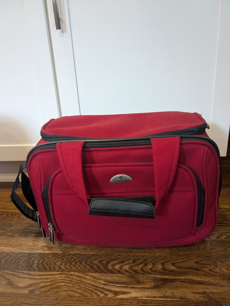 Small Samsonite Luggage.