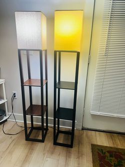 Shelf Floor Lamp-Threshold(2 of them) with Lights