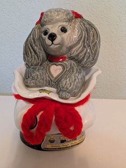 Vintage Bourbon Decanter Cute Dog