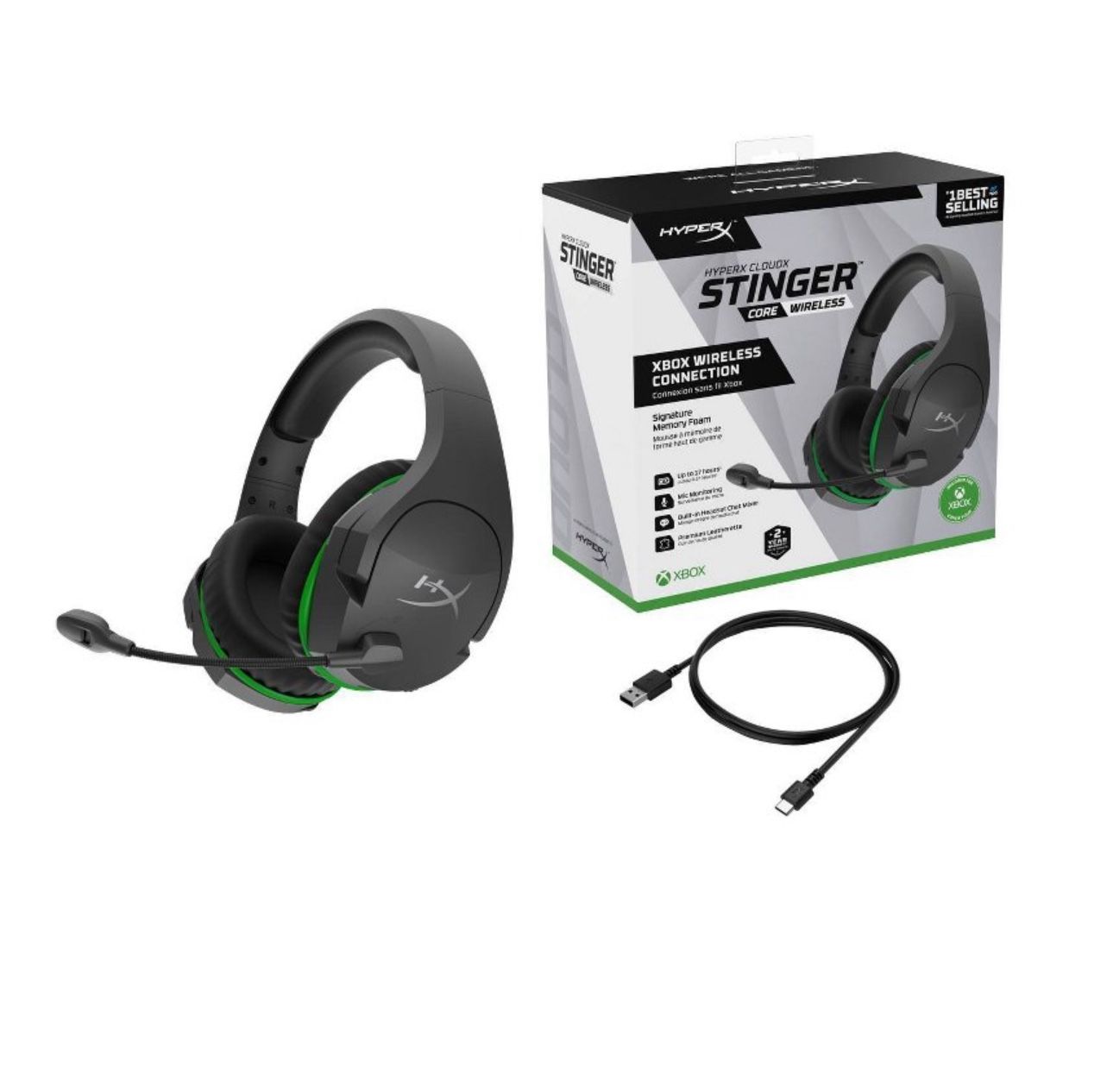 🔥NEW🔥 HyperX CloudX Stinger Core Wireless Gaming Headset for Xbox Series X|S/Xbox One