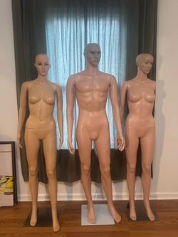 Full Body Display Mannequins Set of 3