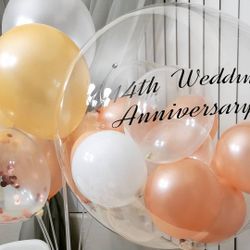 Anniversary, Birthday, Graduation, Baby Shower Gift Party Balloons 