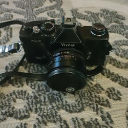 Vintage Vivitar X -3 Film Camera 50 MM Lense 