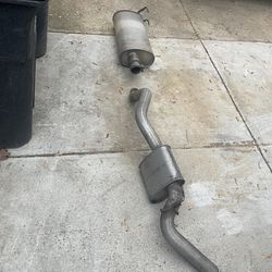 16 Ram 1500 Oem Exhaust Single Out 