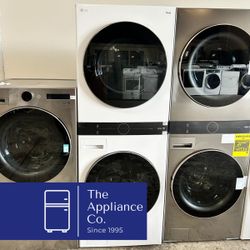 LG Washer and Gas Dryer Tower Stacked