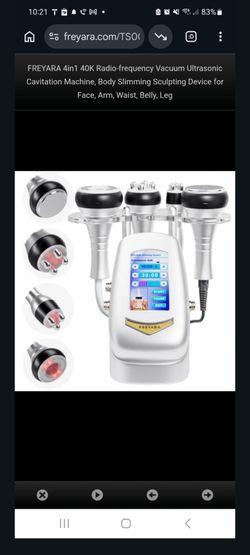 Freyara 4-in-1 40K Ultrasonic Cavitation Body Slimming Machine