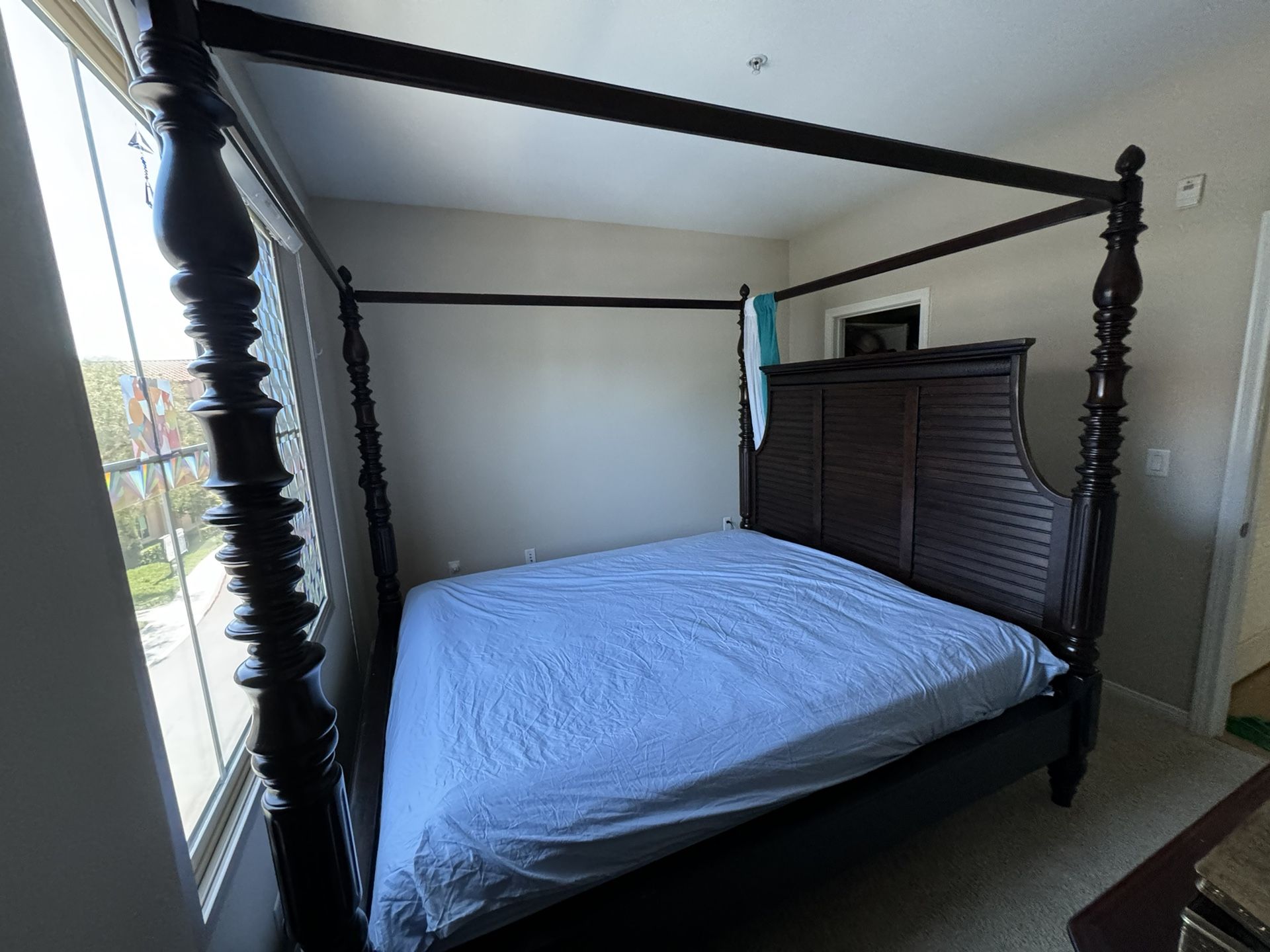 California King Bed Frame Wooden 