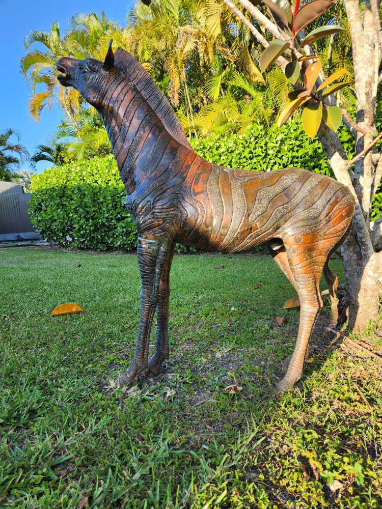 Bronze Zebra Horse