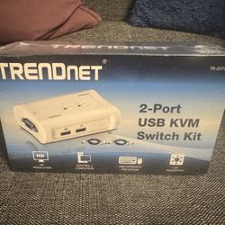 TRENDnet 2-Port USB KVM Switch Kit