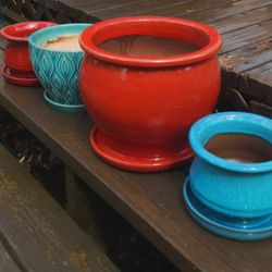Ceramic Flower Pot Lot