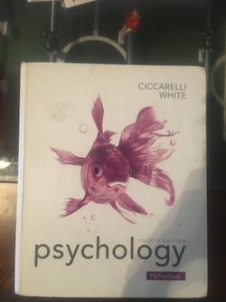 Psychology, Ciccarelli White 4th Edition hardcover
