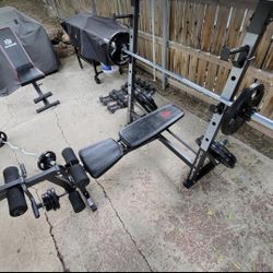 Marcy Olympic Workout Bench (bench And Bar Only)