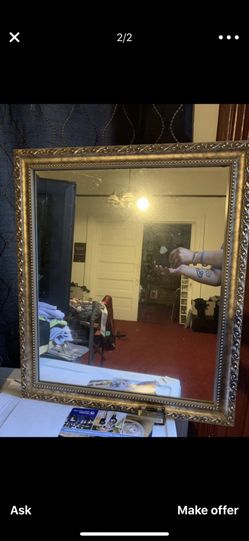 Antique mirror with beautiful patina