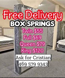 Box Springs Twin box Full box Queen box King box Bases para colchon Box spring