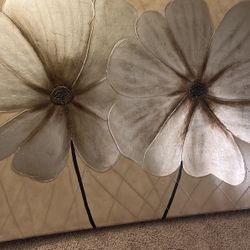 Huge Picture Of Flowers Material Canvas