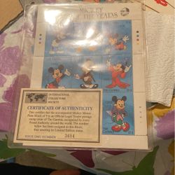Mickey Through The years Stamp