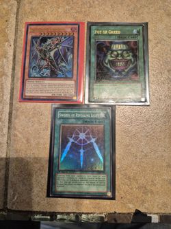 3 rare expensive YU-GI-OH cards
