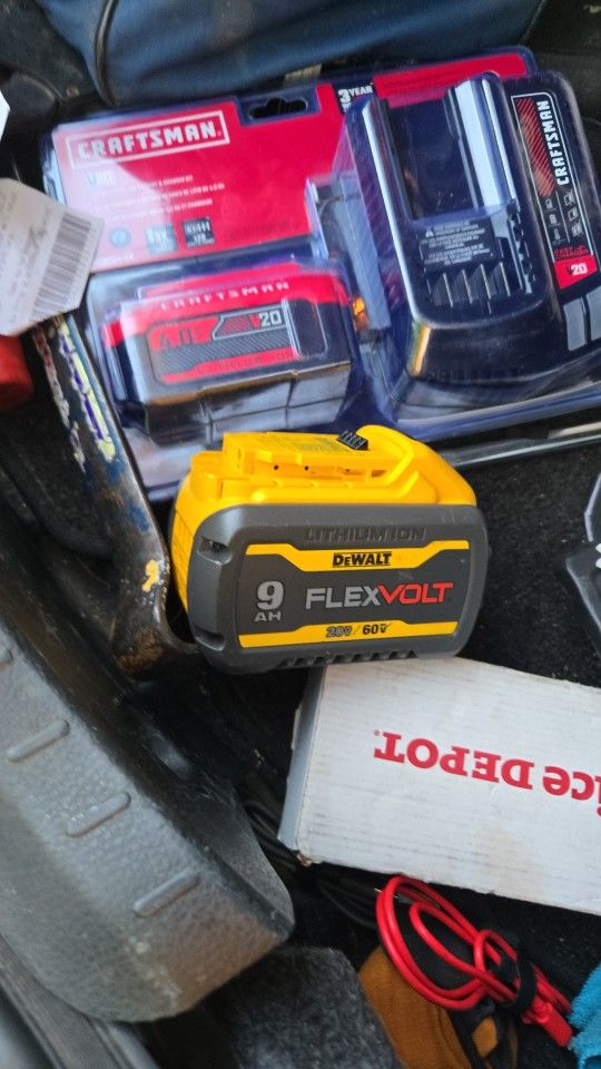 Dewalt Battery & Craftman Battery With Charger