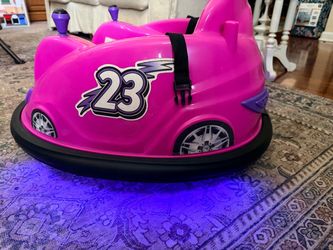 Kids Electric Ride-On Bumper Car Pink
