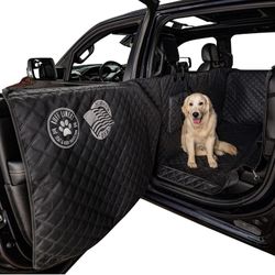 XL Floor Cover with Door Protection, 2025 Black – As Seen on Shark Tank – Fits Full‑Size Crew Cab Trucks with Fold‑Up Seats, Waterproof & Machine Wash